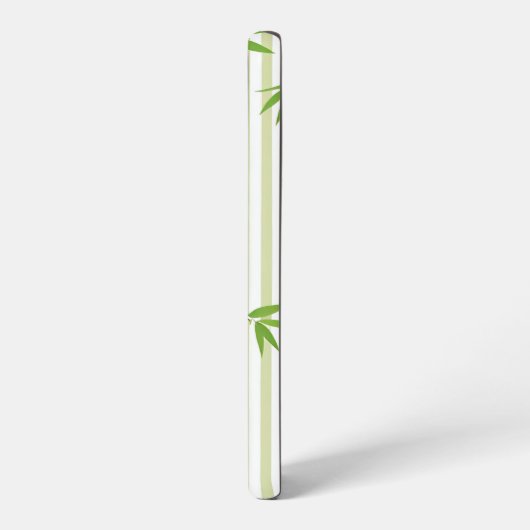 Japanese Bamboo and Floral Stripe Pattern Samsung Galaxy Hoesje (Linkerkant)