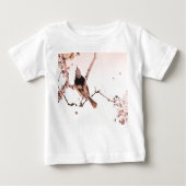 JAPANESE BIRD IN TREE CUSTOM INITIAAL GIRL BABY TO (Voorkant)