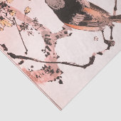 JAPANESE BIRD OVER EEN KANTOORTEKST TISSUEPAPIER (Detail)