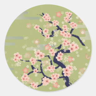 JAPANESE Blossom Ronde Sticker