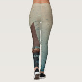 JAPANESE BOATS OP Leggings MET AFDRUKTE WATER (Achterkant)