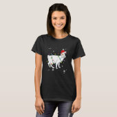 Japanese Bobtail Cat Christmas Lights Christmas Ca T-shirt (Voorkant volledig)