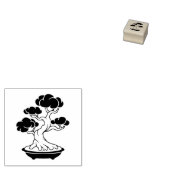 Japanese Bonsai Tree in a Tray 1x1 Rubberstempel (Gestempeld)