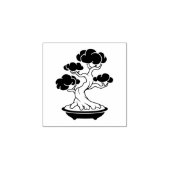 Japanese Bonsai Tree in a Tray 1x1 Rubberstempel (Afrduk)