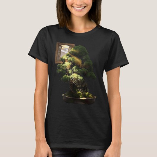 Japanese Bonsai Tree T-shirt (Voorkant)
