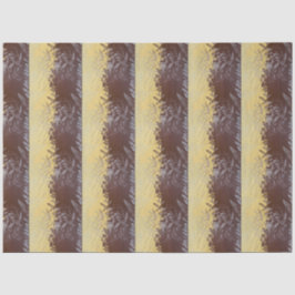 Japanese Botanical Minimal Leaves Soft Gold Light Tissuepapier