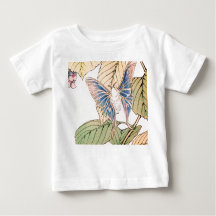 JAPANESE BUTTERFLY TODDLER GIRL TOP CUSTOM NAME