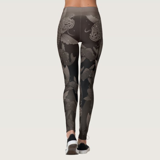 Japanese carp_line4@miyasan leggings (Achterkant)