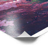 Japanese Castle in Cherry Blossom Spring – Elegant Foto Afdruk (Hoek)