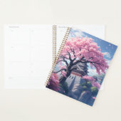 Japanese Castle in Cherry Blossom Spring – Elegant Planner (Display)