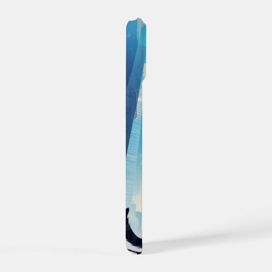 Japanese cat phone case iPhone 15 case (Rechterkant)