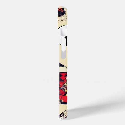 JAPANESE CATS, DRAGON RED DEVIL TATTOOS, YIN YANG Case-Mate iPhone CASE (Achterkant / Links)