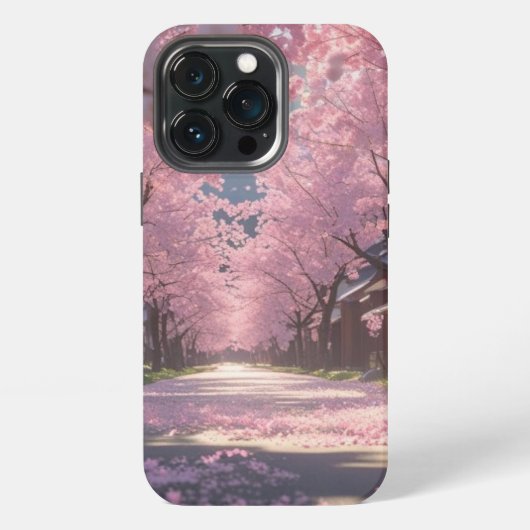 Japanese Cherry Blossom Sakura Phone Case - Day iPhone Hoesje (Achterkant)