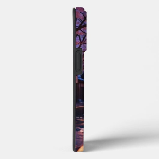 Japanese Cherry Blossom Sakura Phone Case - Night (Achterkant / Rechts)