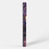 Japanese Cherry Blossom Sakura Phone Case - Night iPhone Hoesje (Rechterkant)