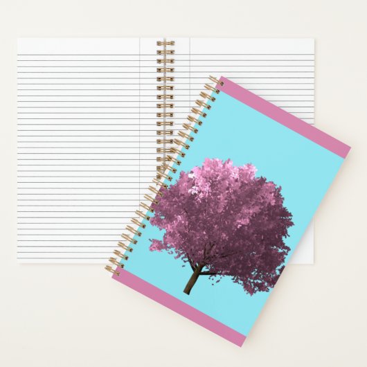 Japanese cherry blossom tree notitieboek (Binnen)