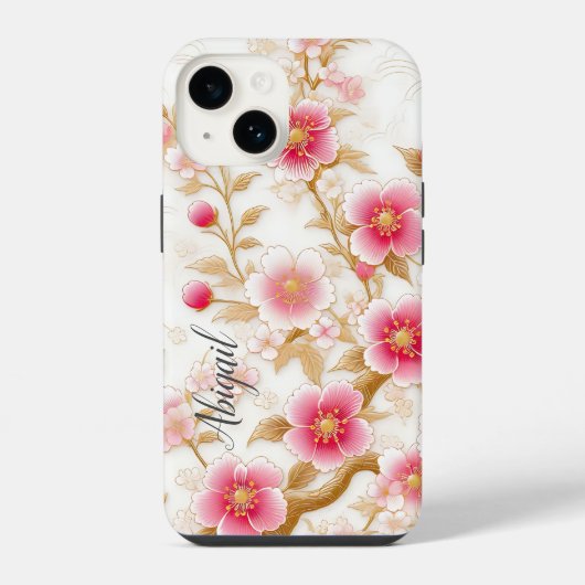 japanese cherry blossoms iPhone hoesje (Achterkant)