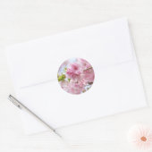 Japanese cherry blossoms ronde sticker (Envelop)