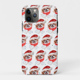 Japanese Chin Dog Breed Christmas Stars Case-Mate iPhone Case