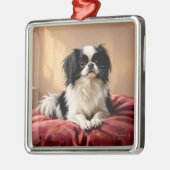 Japanese Chin Metalen Ornament (Links)