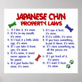 JAPANESE CHIN PL2 POSTER (Voorkant)