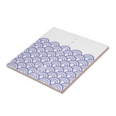 Japanese classic pattern "SEIGAIHA"和柄古典文様 青海波 Tegeltje (Zijkant)