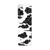 Japanese Cloud Pattern Aesthetic Etiket (Voorkant)