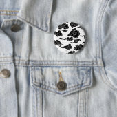 Japanese Cloud Pattern Aesthetic Ronde Button 5,7 Cm (In situ)