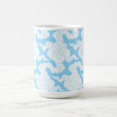 Japanese Clouds Stencil Ise Katagami Pattern Koffiemok (Center)