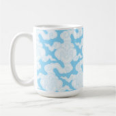 Japanese Clouds Stencil Ise Katagami Pattern Koffiemok (Links)