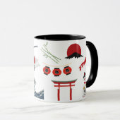 Japanese Coffee Mug, Kanji Mug, Japan Mug Mok (Voorkant rechts)