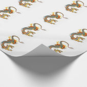 JAPANESE COLORED DRAGON CADEAUPAPIER (Hoek)