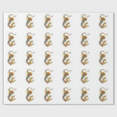 JAPANESE COLORED DRAGON CADEAUPAPIER (Vlak)