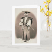 Japanese Court Official or Samurai, c.1870s (hand- Kaart (Gele Bloem)