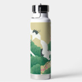 Japanese Crane and Pine Tree Waterfles (Rechts)