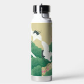 Japanese Crane and Pine Tree Waterfles (Links)
