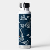 Japanese Crane Couple Waterfles (Rechts)