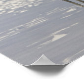 Japanese Cranes dancing on snow Poster (Hoek)