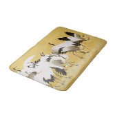 Japanese Cranes Vintage Bird Classic Badmat (Gekanteld)