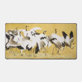 Japanese Cranes Vintage Bird Classic Bureaumat (Voorkant)