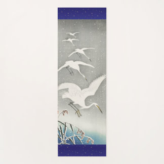 JAPANESE CRANES YOGA Mat