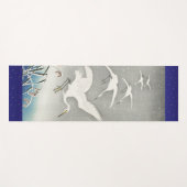 JAPANESE CRANES YOGA Mat (Voorkant (horizontaal))