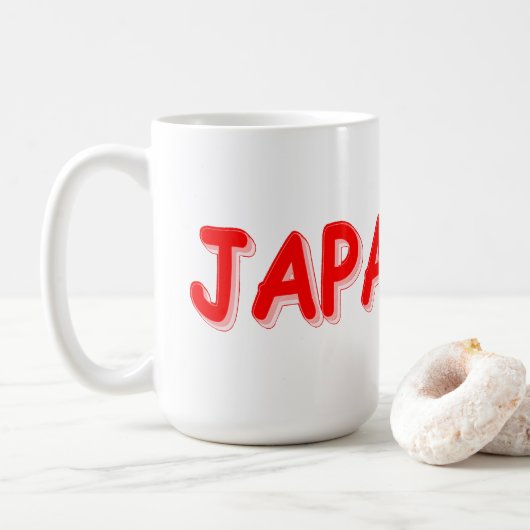 "JAPANESE" Cute Design. Bestel nu Koffiemok (Met donut)