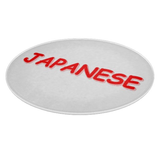 "JAPANESE" Cute Design. Bestel nu Snijplank (Hoek)
