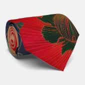 Japanese design necktie stropdas (Opgerold)