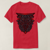 Japanese Devil Oni Demon Samurai Cosplay Ninja Tec T-shirt (Design voorkant)