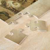JAPANESE DOG ART puzzel Legpuzzel (Zijkant)