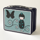 Japanese Doll Polka Dot Personalised (Achterkant)