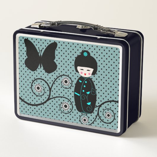 Japanese Doll Polka Dot Personalised (Achterkant)