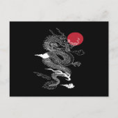 Japanese Dragon Asia Fantasy Briefkaart (Voorkant)